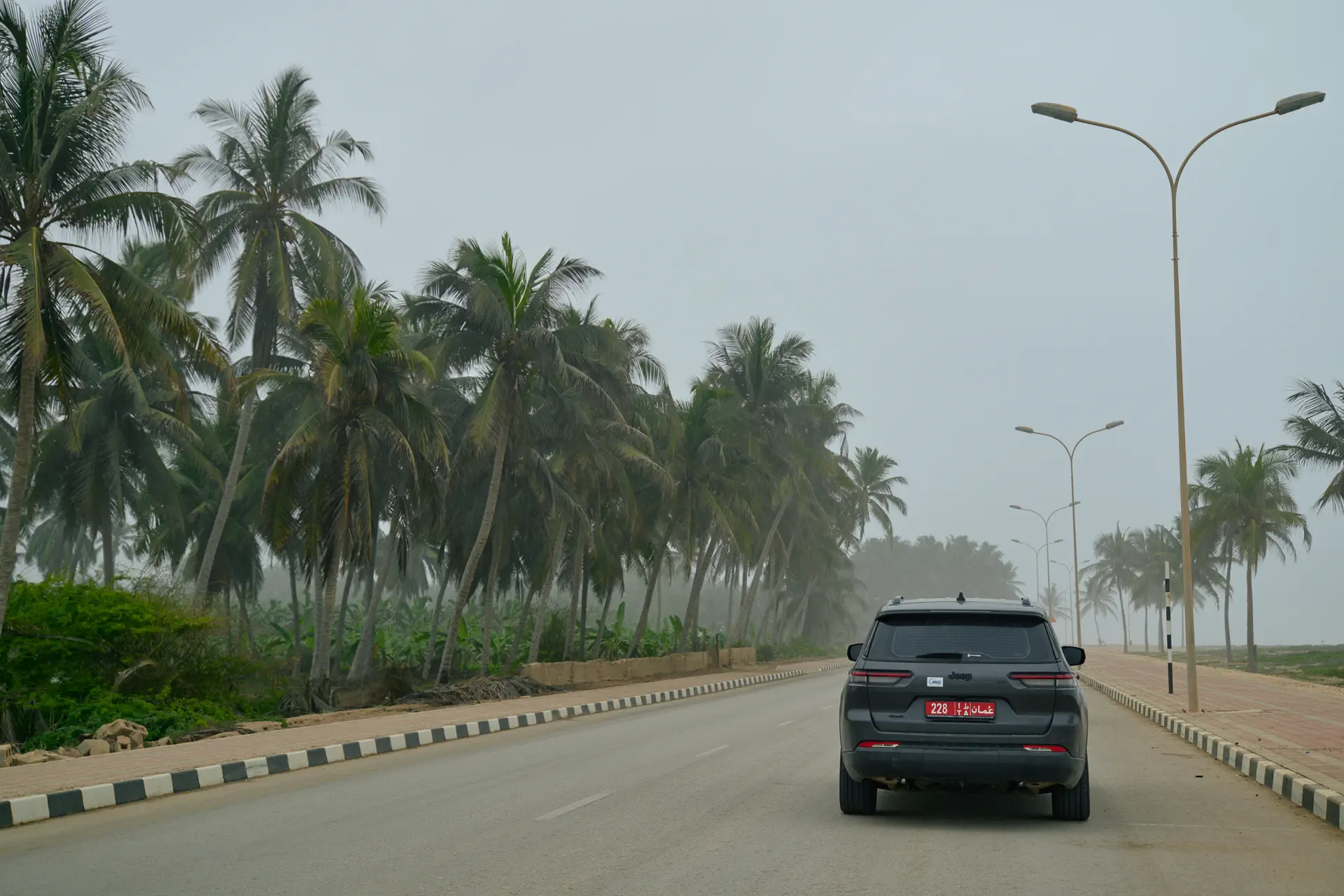car on the coast of dubai