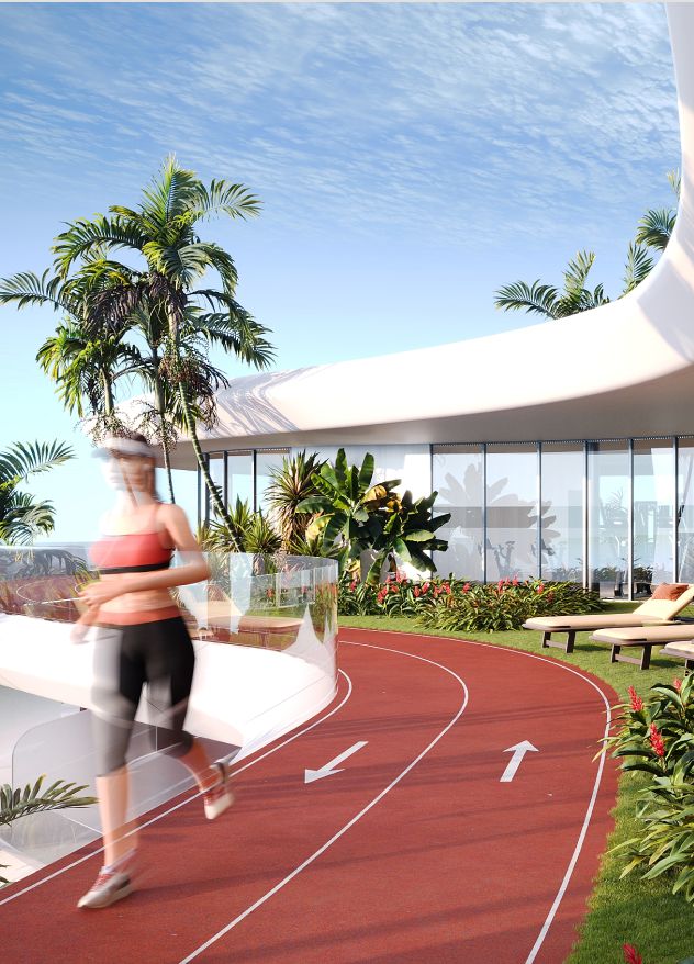 Rooftop Jogging Track